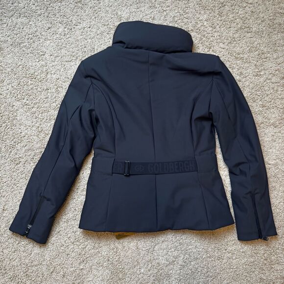 Goldbergh Elegante Belt Ski Jacket Soft Shell Insulated Coat Hooded US 8 NWT - Picture 11 of 11